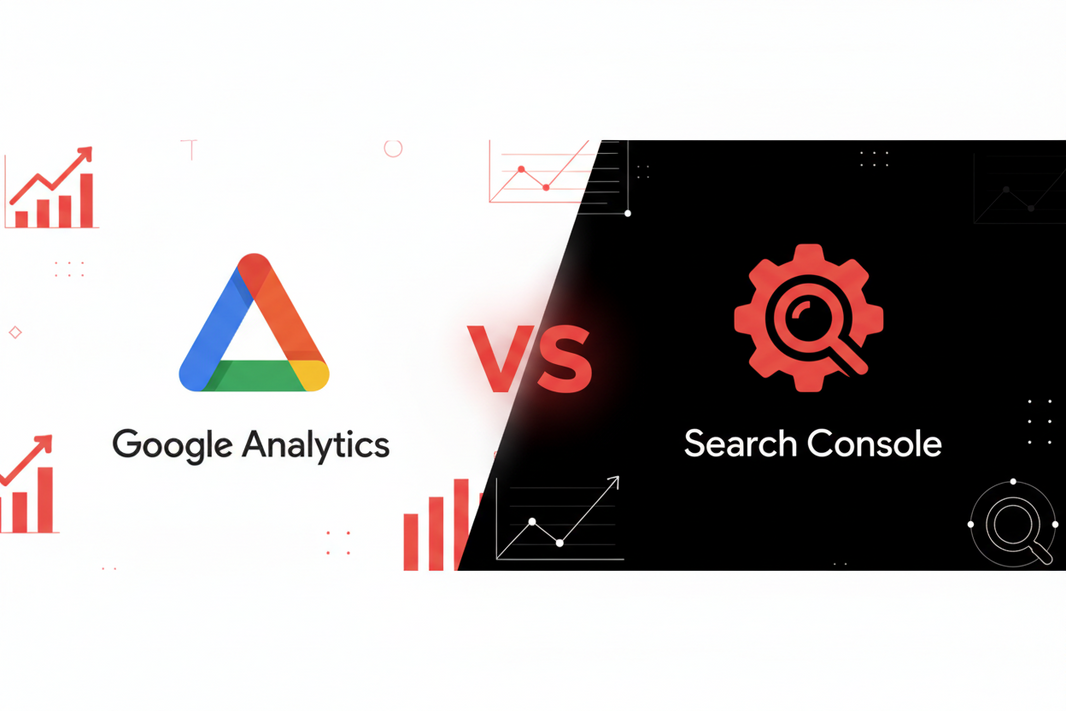 Google Search Console vs. Google Analytics: Was sieht man wo?