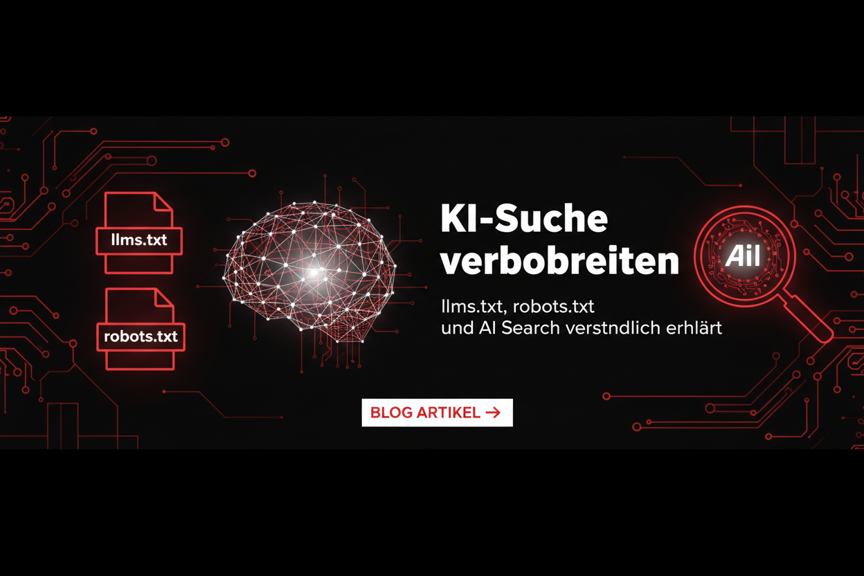 KI-Suche vorbereiten: llms.txt, robots.txt und AI Search verständlich erklärt
